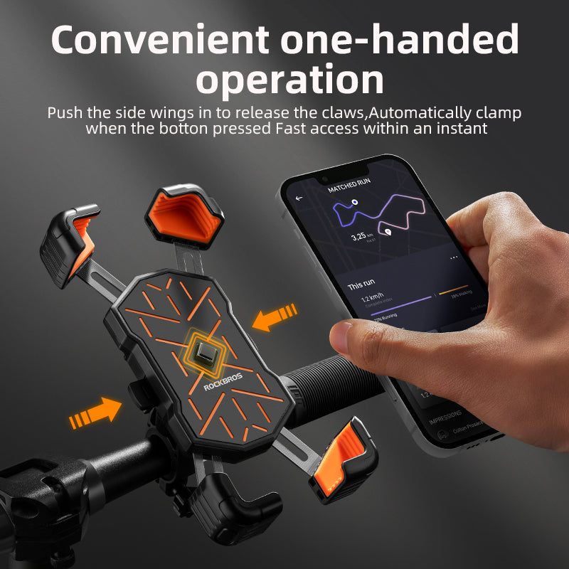 ROCKBROS HW-117 Bike Phone Mount 1s Lock Bike（Handlebar)