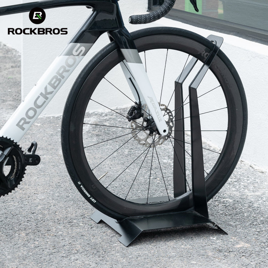 L-Shaped Carbon Steel Floor Rack for Multi-Bike Storage