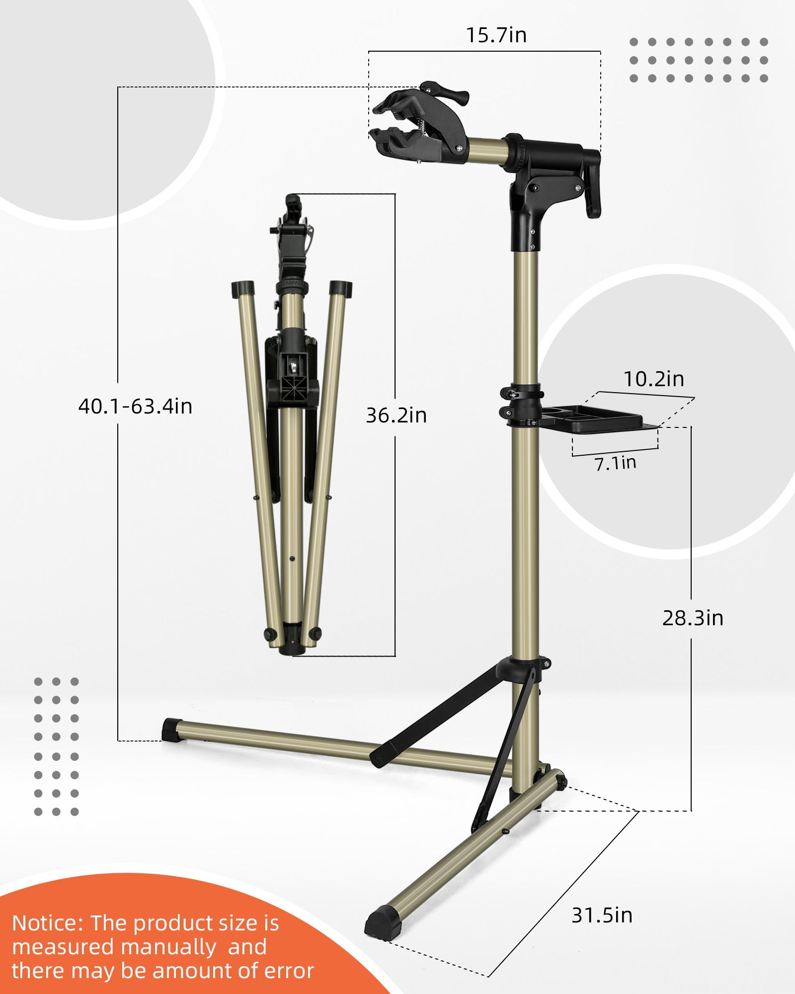 Heavy-Duty Home Mechanic Repair Stand (65 Lbs Capacity)