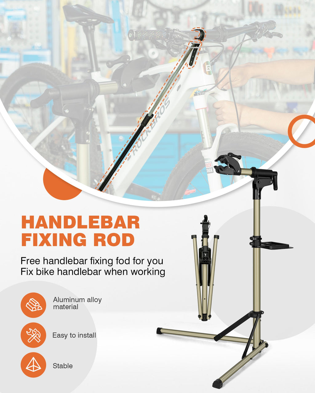 Heavy-Duty Home Mechanic Repair Stand (65 Lbs Capacity)
