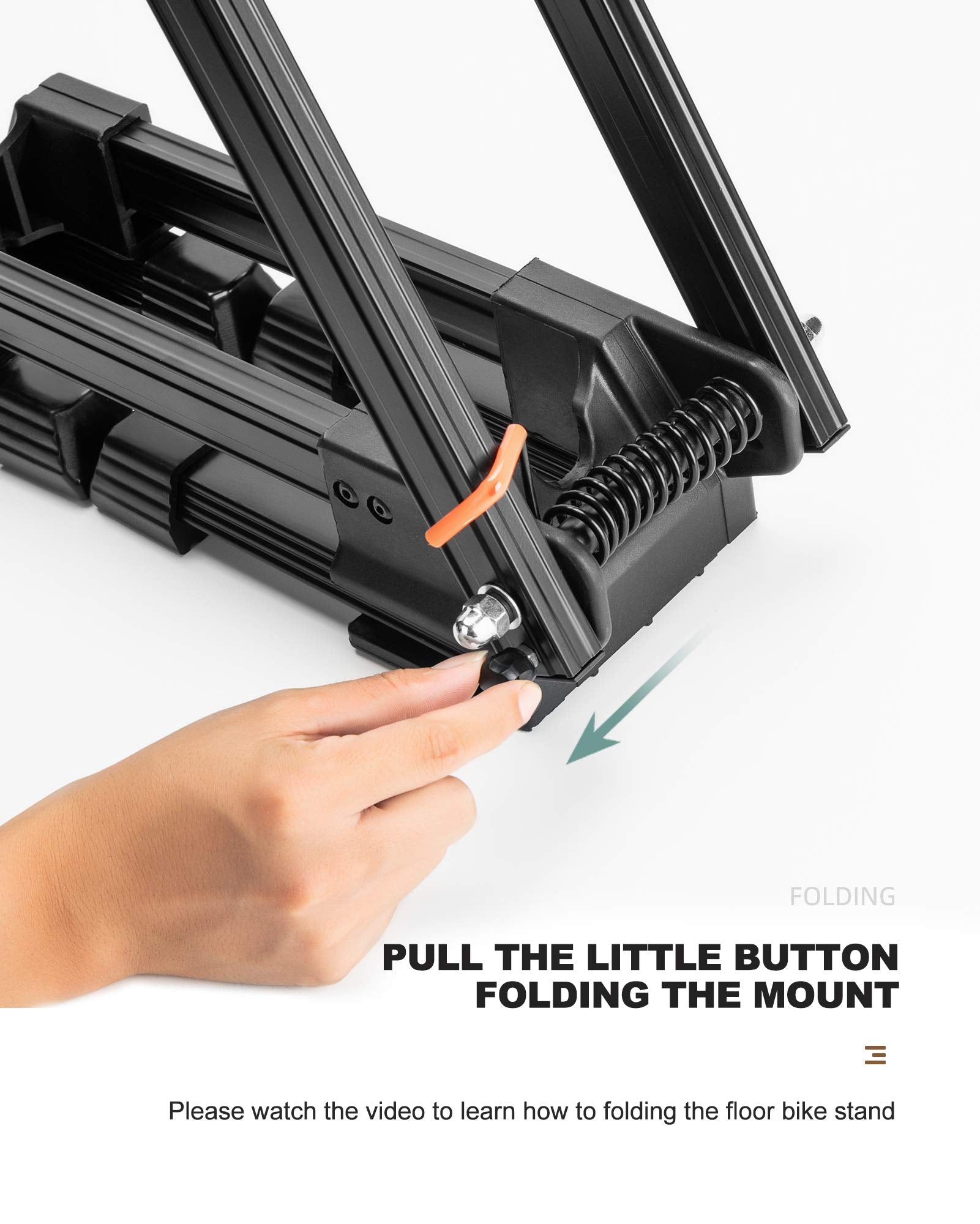 Foldable Alloy Indoor Bike Stand for 20"-29" Wheels