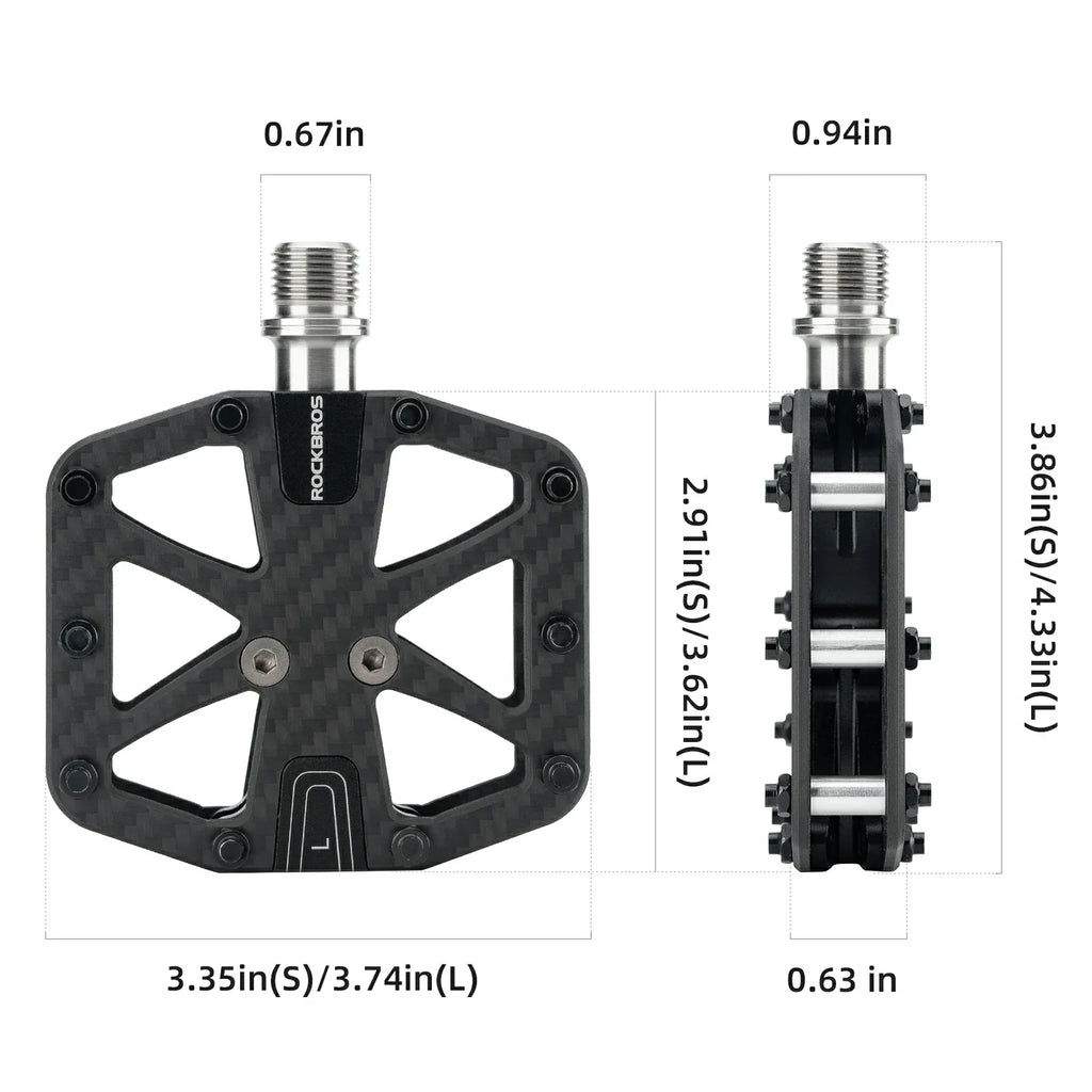 Wide Flat Pedals