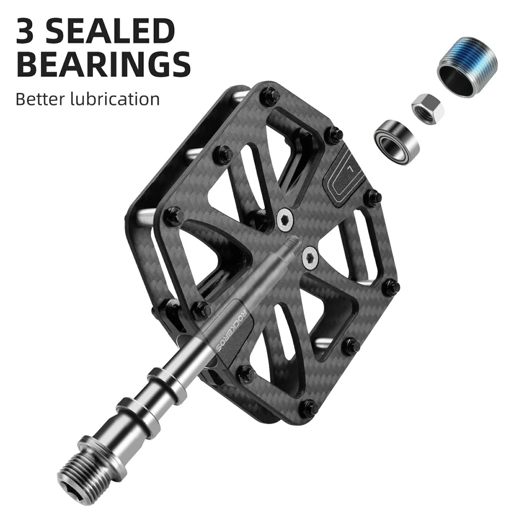 Wide Flat Pedals