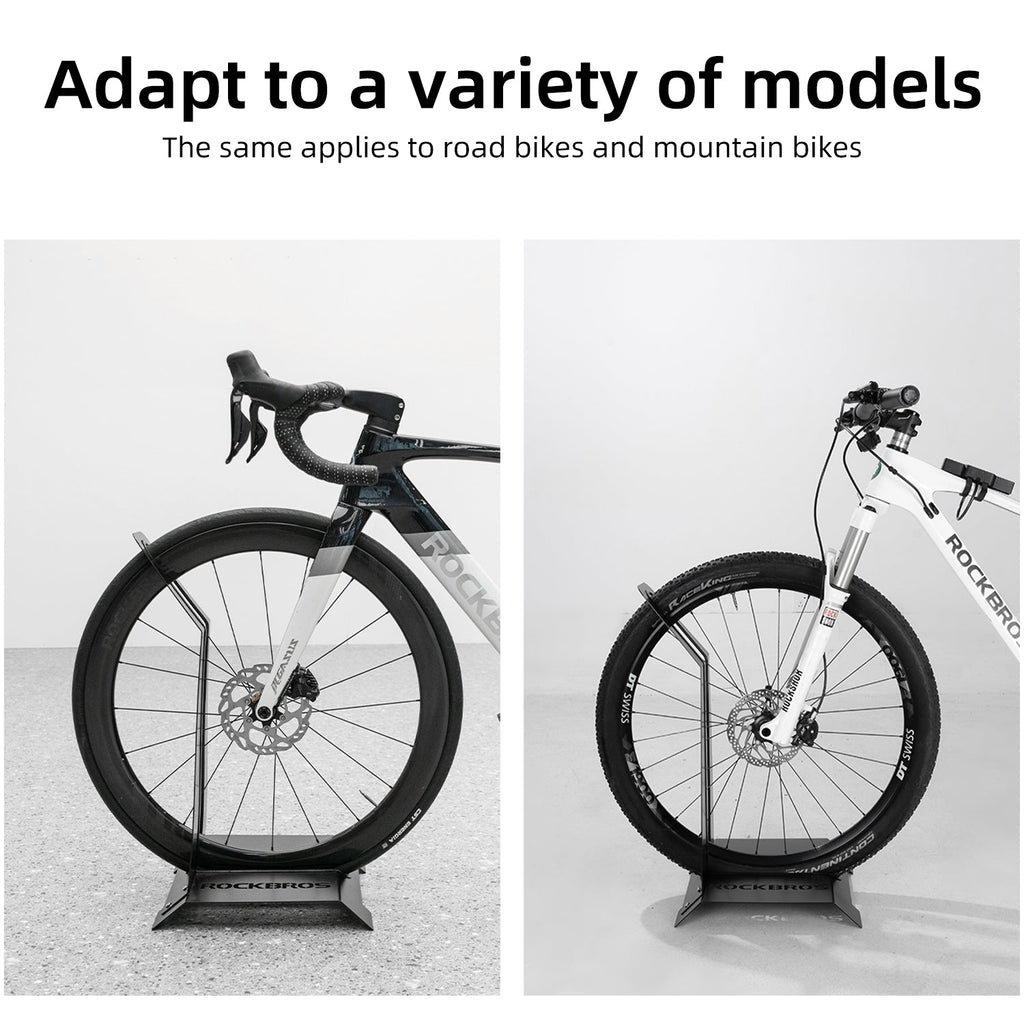 L-Shaped Carbon Steel Floor Rack for Multi-Bike Storage