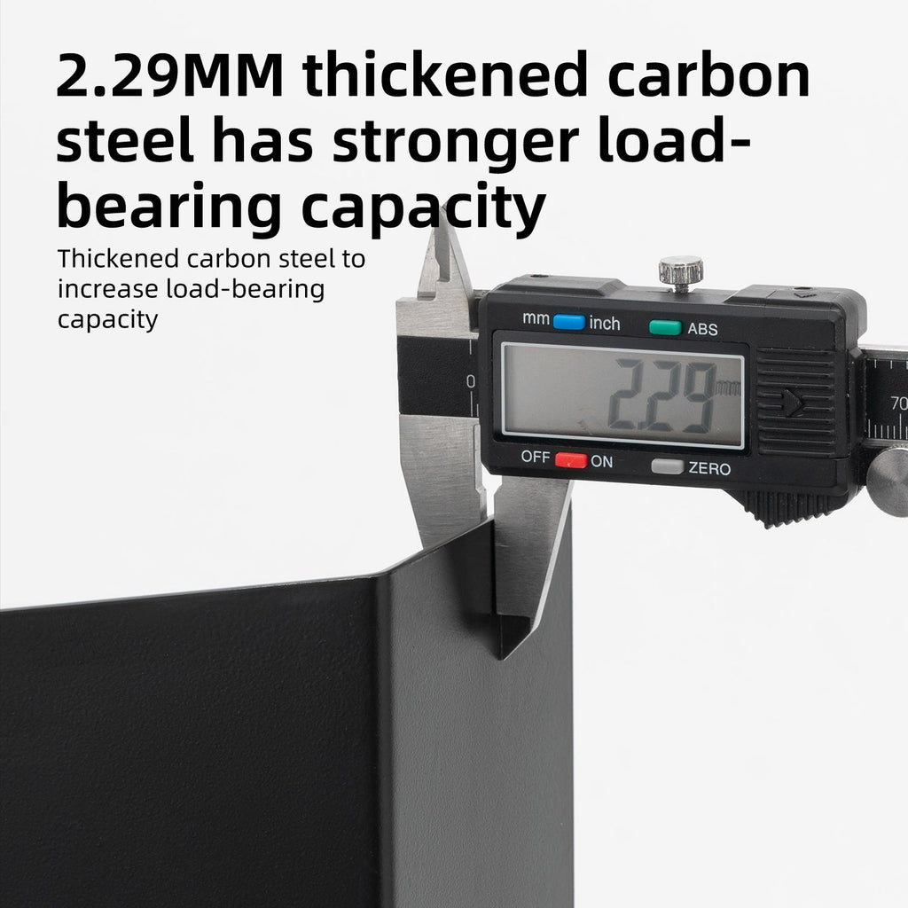 L-Shaped Carbon Steel Floor Rack for Multi-Bike Storage