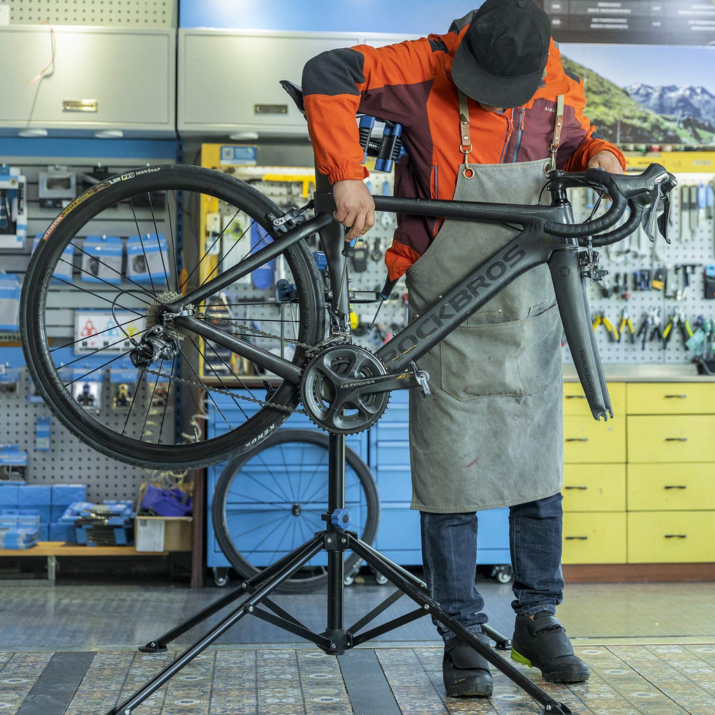 Height-Adjustable Bike Repair Stand for Home Maintenance